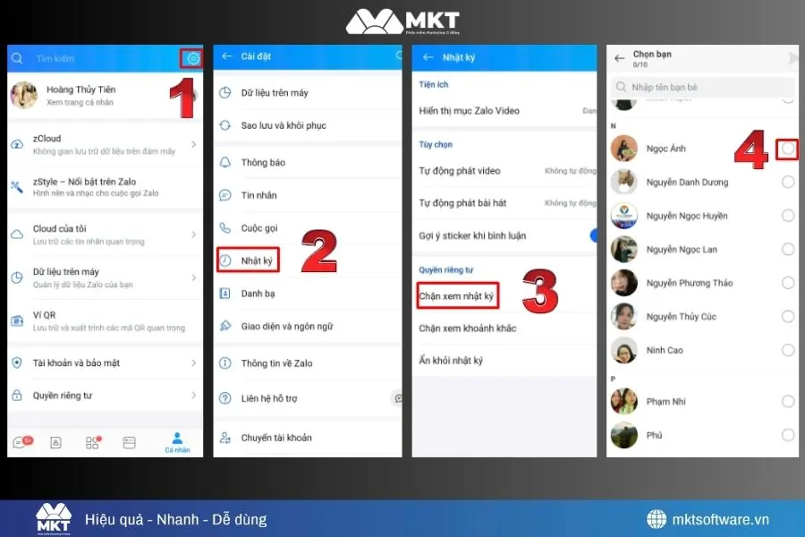 Minh họa về cách thay ảnh đại diện Zalo không ai biết