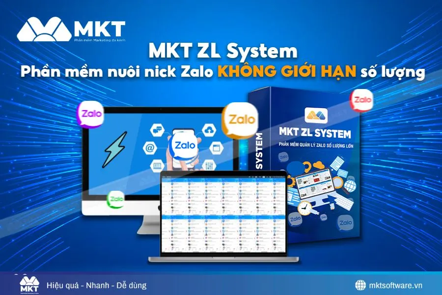 Sử dụng phần mềm MKT Zalo – Cách nuôi nick Zalo tự động hiệu quả