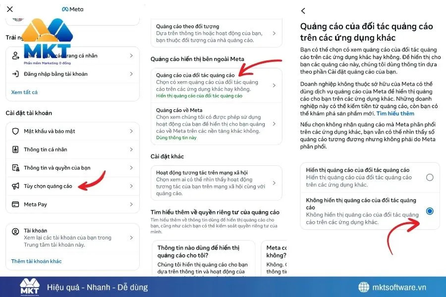 Cách chặn quảng cáo Instagram trong cài đặt