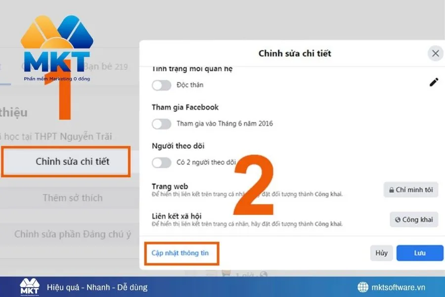 Cách thêm Instagram vào Facebook trên máy tính