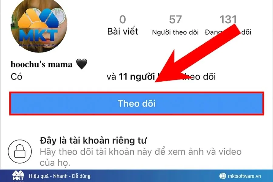 Cách theo dõi tài khoản riêng tư Instagram đúng cách