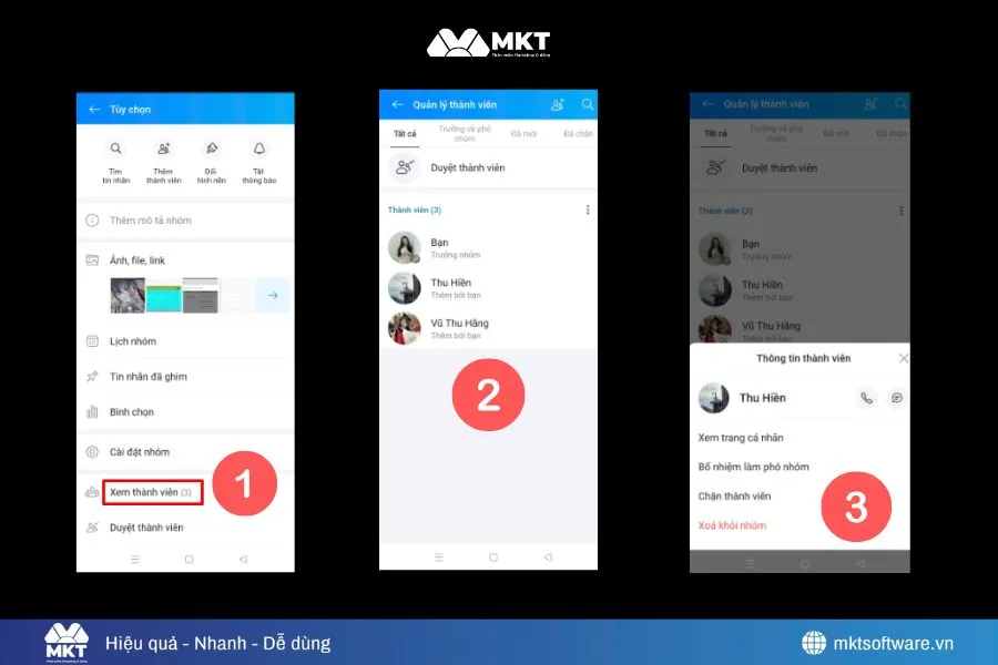 3 bước xóa khỏi nhóm Zalo trên điện thoại