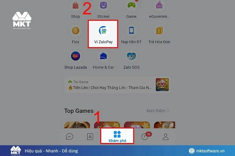 ZaloPay chuyển tiền ngân hàng