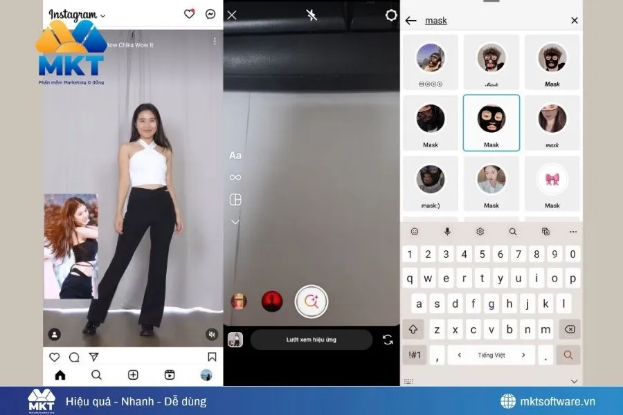 Tìm kiếm Filter Instagram mặt nạ theo từ khóa