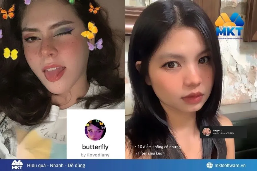 Một số Filter Instagram mặt nạ hot 2025