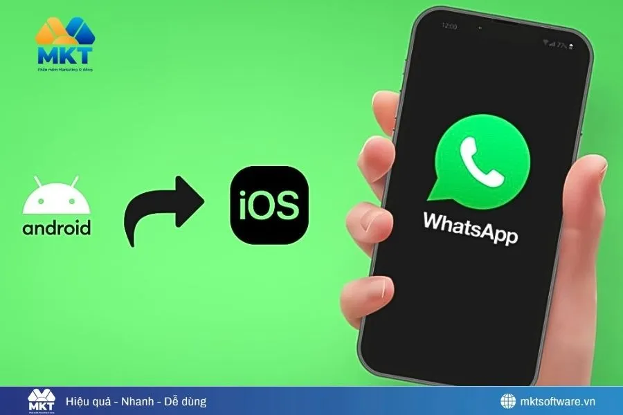Có thể khôi phục tin nhắn Whatsapp từ Android sang iPhone không?