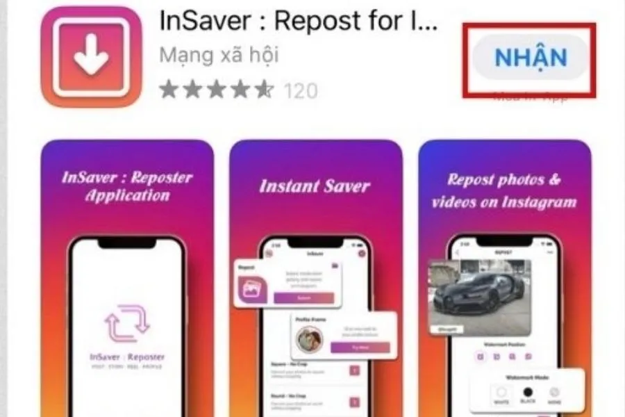 Lưu ảnh trên Instagram trên điện thoại bằng InSaver