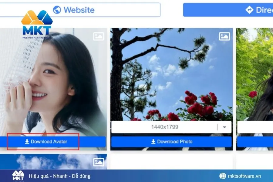 Tải avatar Instagram bằng công cụ online