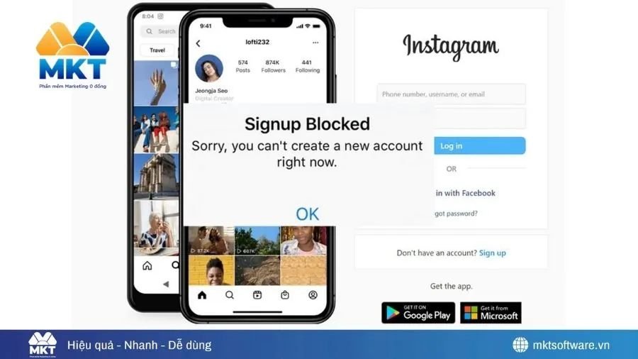 Không Tạo Được Tài Khoản Instagram 2026 - Nguyên Nhân & Cách Khắc Phục Hiệu Quả
