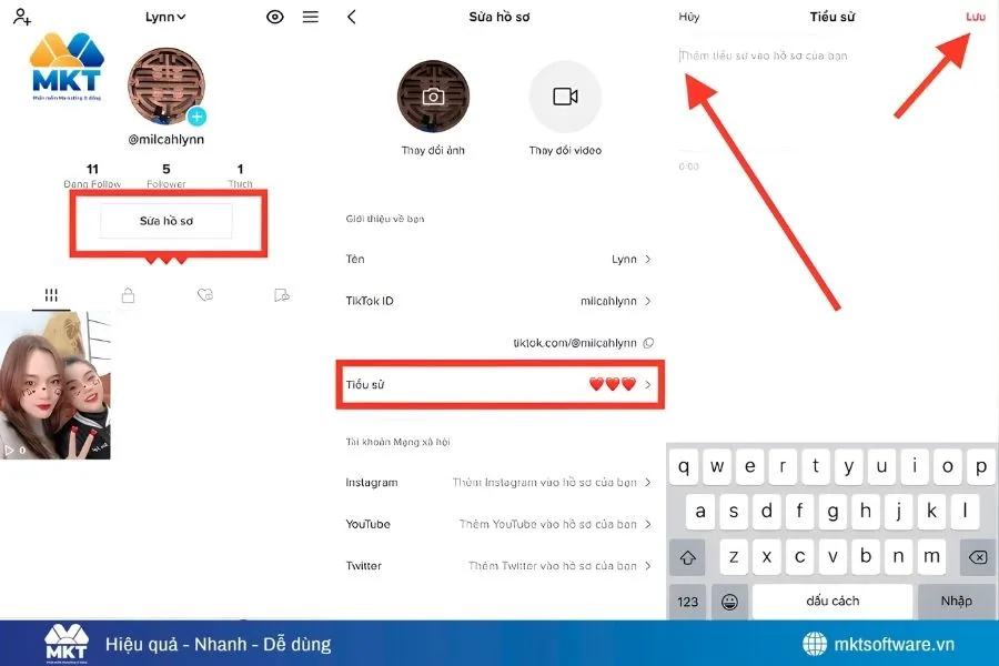 Cách gắn link bio trên TikTok cho cá nhân & doanh nghiệp