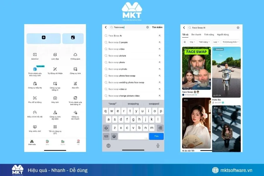 Cách ghép mặt vào video trên Tiktok bằng CapCut