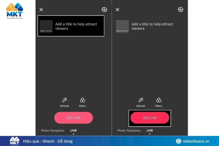 Cách phát live trên TikTok