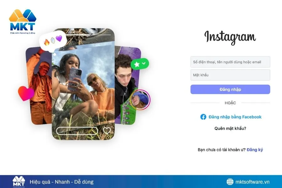 Sử dụng Instagram for PC trực tiếp trên trình duyệt