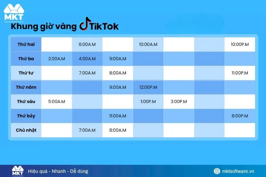 Đăng video đúng khung giờ và duy trì tần suất ổn định 
