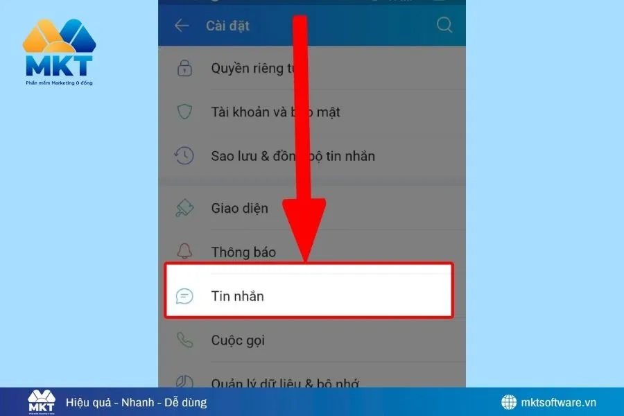 Cách tắt Mini Chat Zalo trên Android