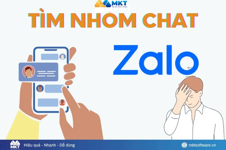 Không thể tìm nhóm công khai trên Zalo