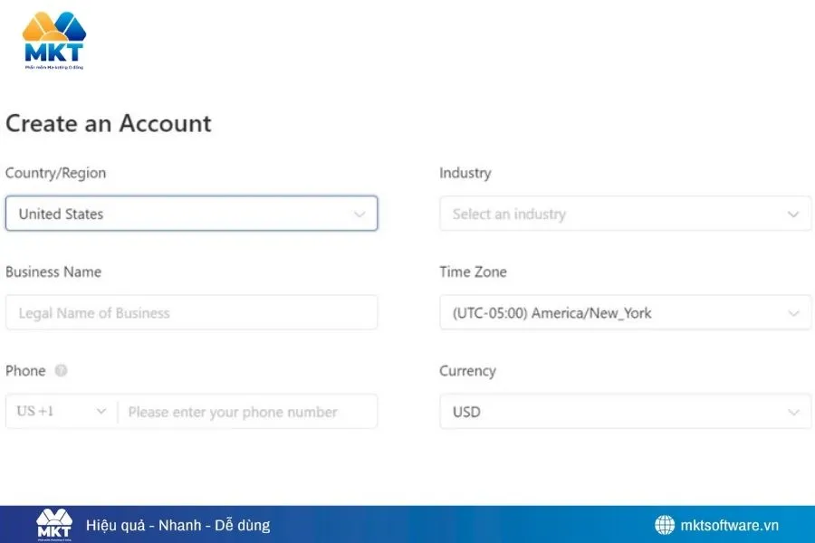 Khai báo thông tin doanh nghiệp