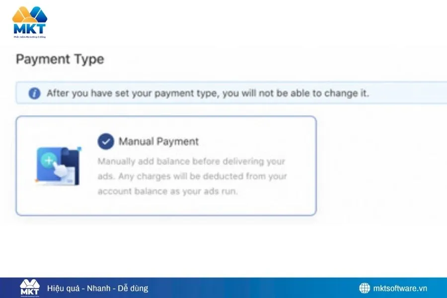 Thiết lập phương thức thanh toán