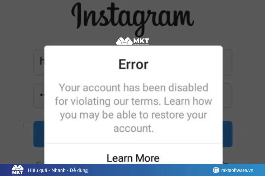 Ứng dụng IG lỗi tạm thời sẽ không hiển thị phần tin nhắn