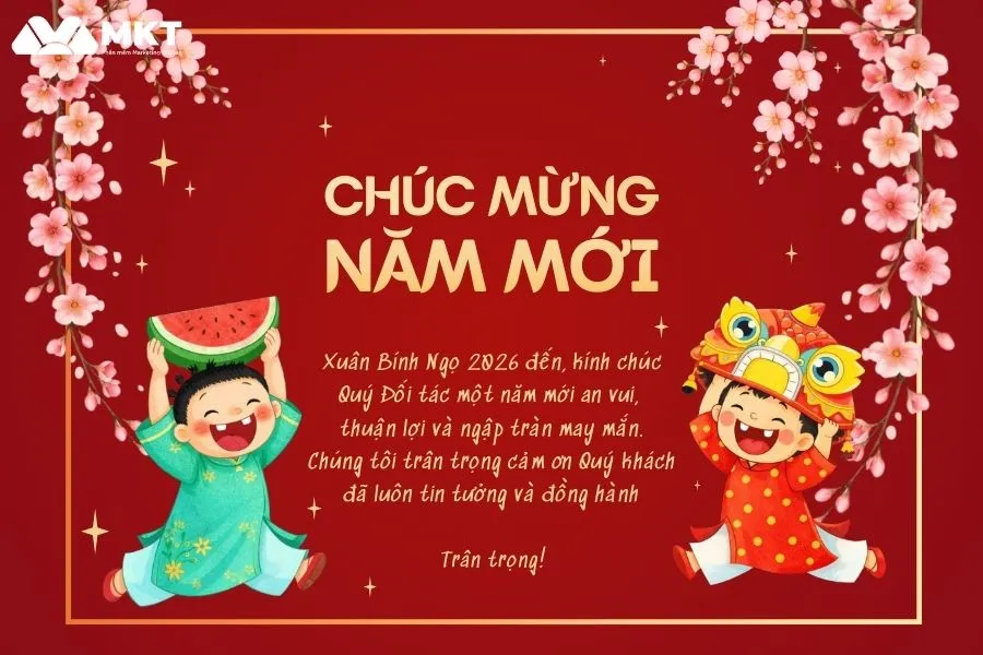 Lời chúc Tết đối tác mang ý nghĩa gắn kết, đồng hành lâu dài.