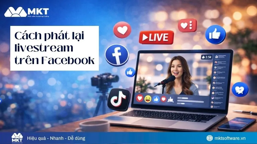 Hướng dẫn cách phát lại livestream trên Facebook chỉ với 5 bước đơn giản mới nhất 2026
