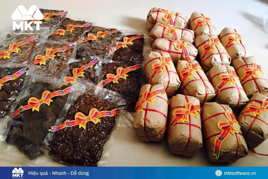 Thực phẩm nhà làm, tiện dùng ngày Tết.