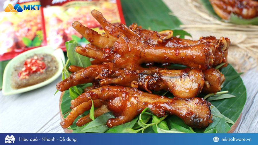 Món chân gà nướng Món chân gà nướng