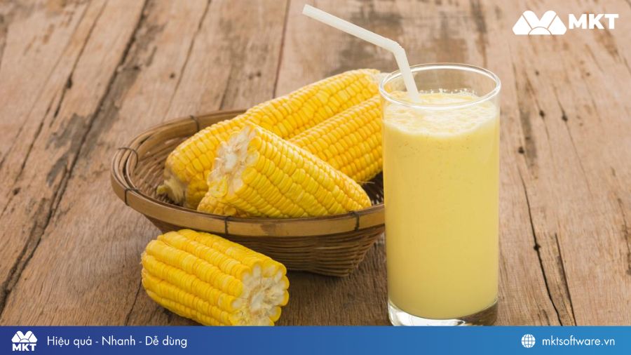 Sữa ngô nóng Sữa ngô nóng