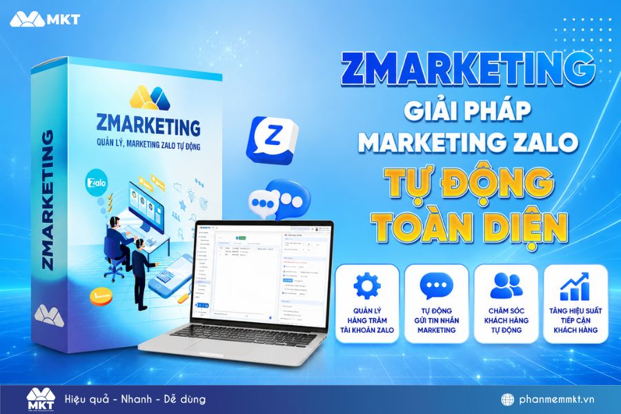 ZMarketing PC - Giải pháp marketing Zalo, xây nhóm cộng đồng 1000 mem