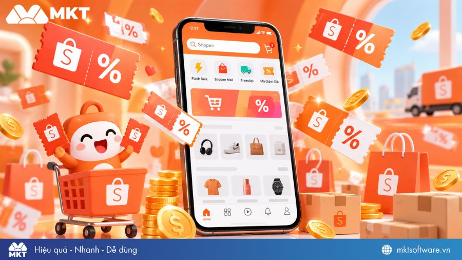 Tổ chức minigame tặng xu, tặng quà trong phiên live Shopee
