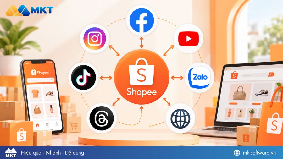 Bán đa kênh là cách bán hàng trên Shopee hiệu quả không phụ thuộc Ads