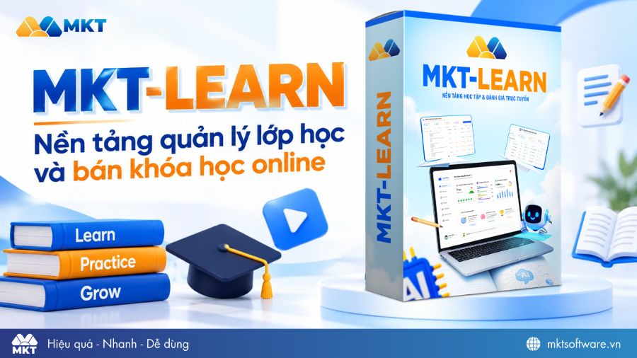 MKT Learn - Nền tảng quản lý lớp học và bán khóa học online