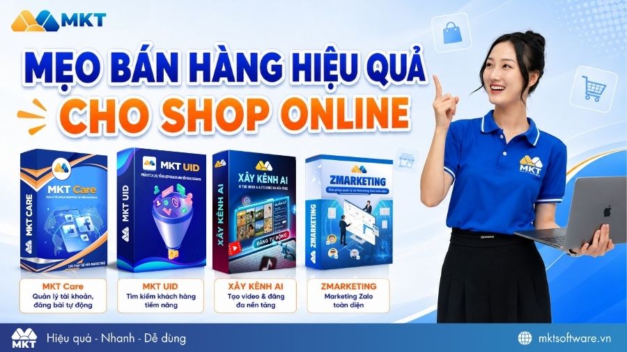 Mẹo bán hàng hiệu quả cho shop online, tăng doanh thu bền vững