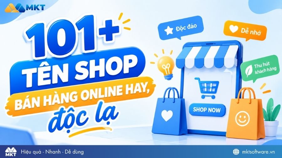 Tổng hợp 101+ Tên shop bán hàng online hay, ấn tượng
