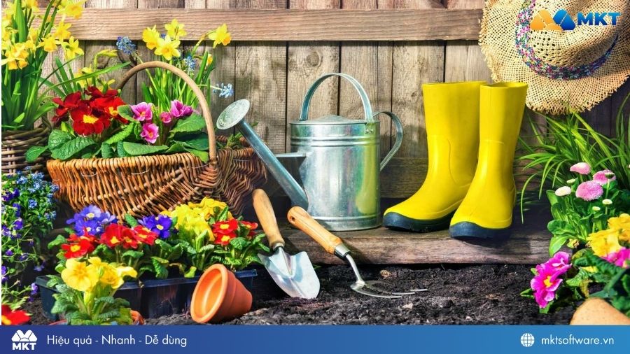 Bộ trồng cây và làm vườn dành cho không gian nhỏ