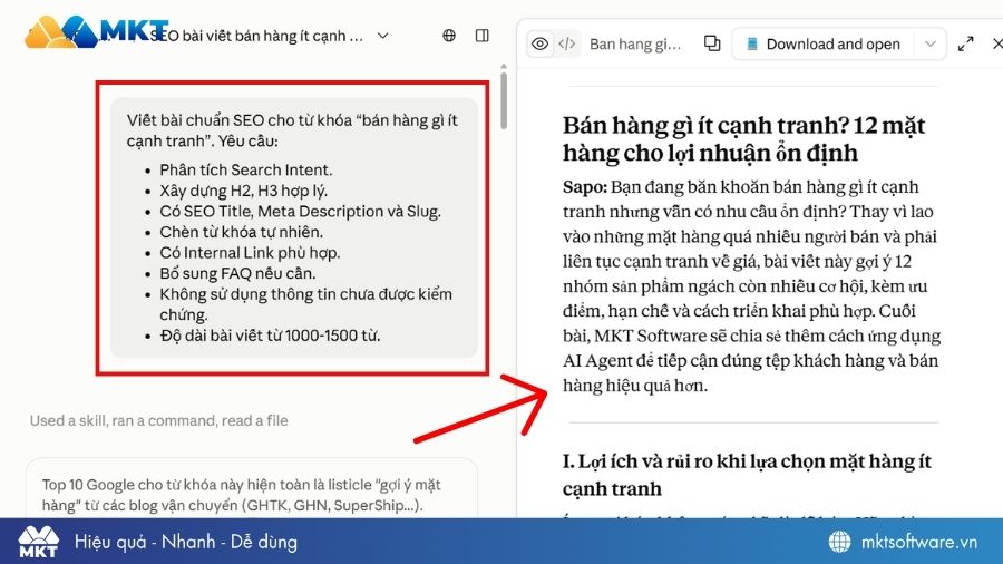 Claude viết và tối ưu bài SEO Claude viết và tối ưu bài SEO