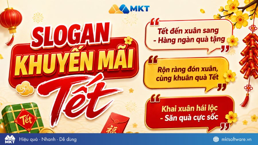 Slogan khuyến mãi Tết cực hay Slogan khuyến mãi Tết cực hay
