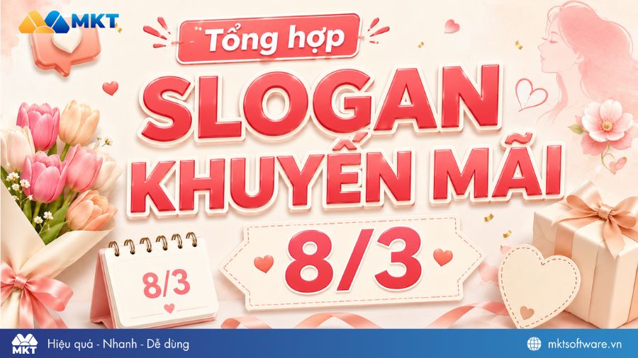 Slogan khuyến mãi 8/3 Slogan khuyến mãi 8/3