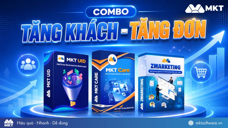 Combo tăng hiệu quả tìm khách chốt đơn Combo tăng hiệu quả tìm khách chốt đơn