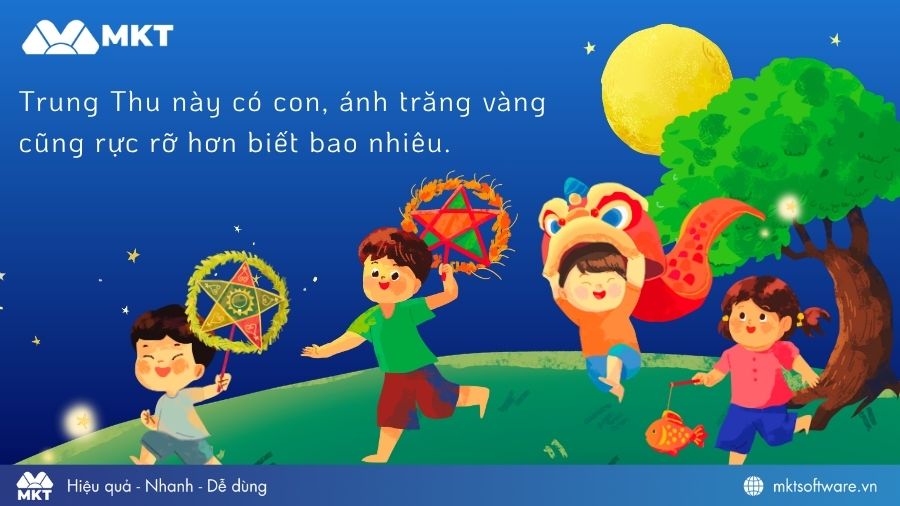 STT Trung thu cho bé ngắn gọn, dễ thương STT Trung thu cho bé ngắn gọn, dễ thương