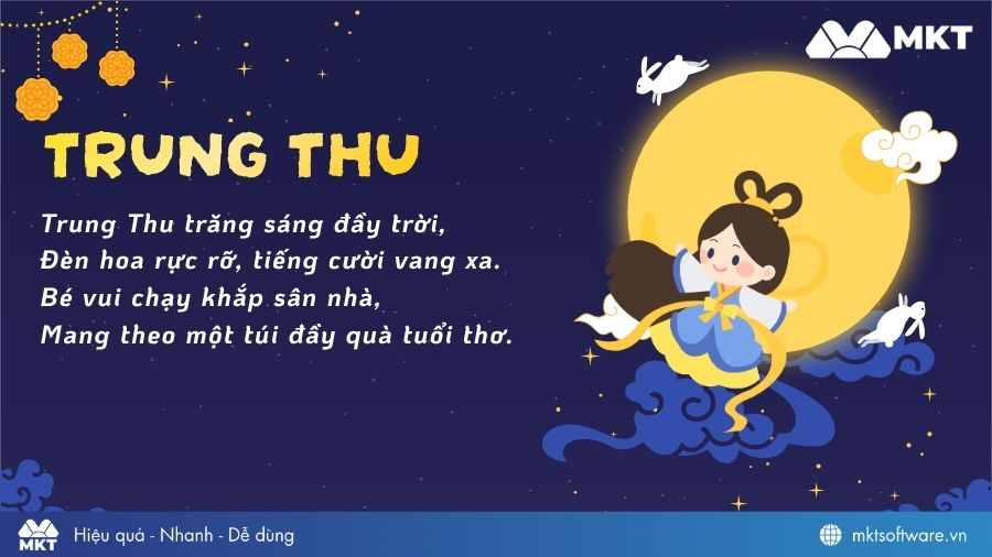 Thơ Trung thu cho bé hay, sáng tạo Thơ Trung thu cho bé hay, sáng tạo