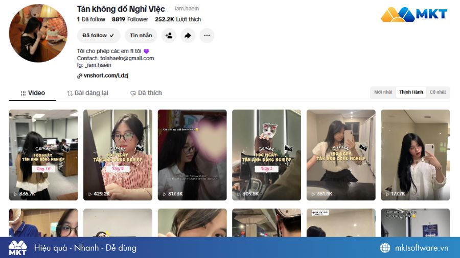 Video có nội dung hấp dẫn, thu hút tương tác