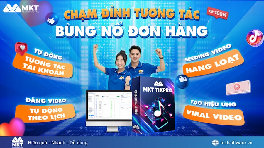 MKT TikPro - Hỗ trợ các phiên live TikTok nghìn đơn
