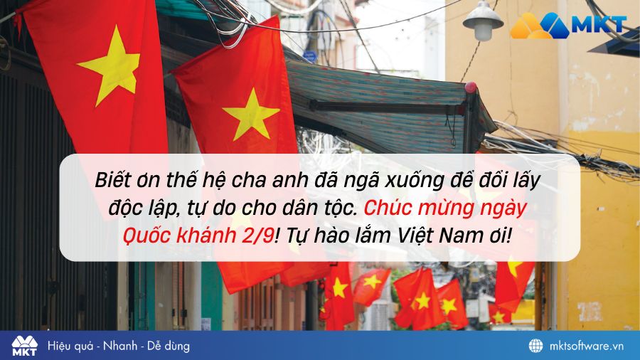 STT 2/9 ý nghĩa, giàu cảm xúc tự hào dân tộc ngày Quốc khánh 