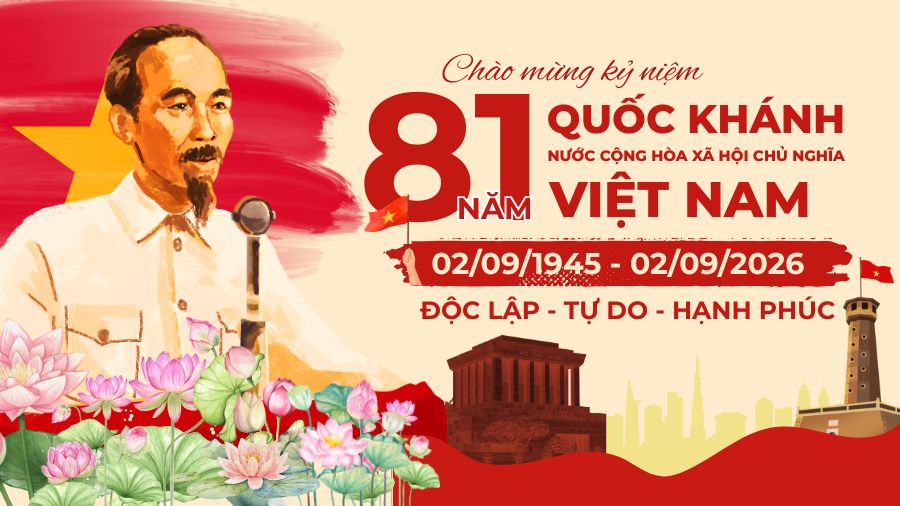 Mẫu banner 2/9 đẹp mừng Quốc khánh