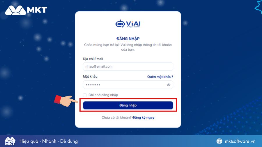 Đăng nhập tài khoản VI VOICE