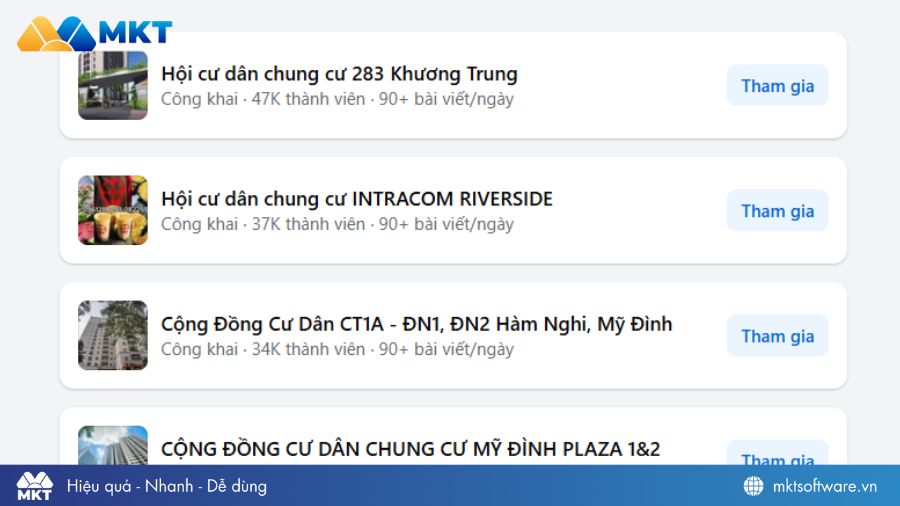 Tìm khách BĐS trên các hội nhóm, MXH Tìm khách BĐS trên các hội nhóm, MXH