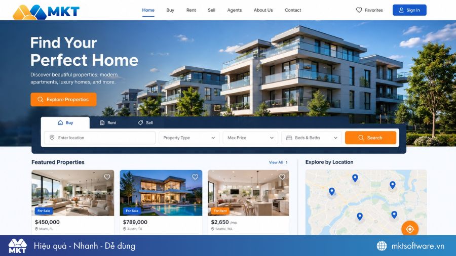 Xây dựng website để thu hút khách hàng BĐS Xây dựng website để thu hút khách hàng BĐS