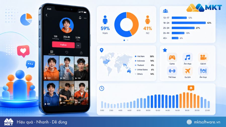 Xác định tệp chân dung khán giả của KOL TikTok, Douyin