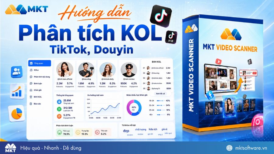 MKT Video Scanner - Công cụ phân tích KOL online